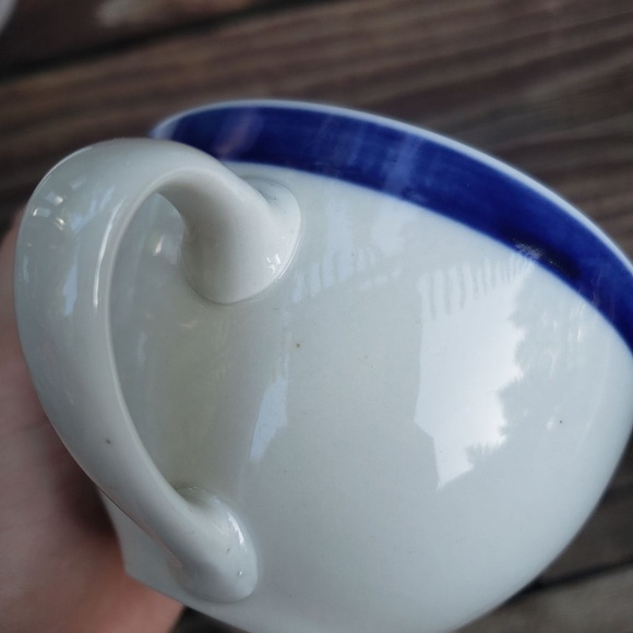 [8] Everyday Gibson Mug Set - Cobalt Blue Striped and Glazed - Picture 12 of 12